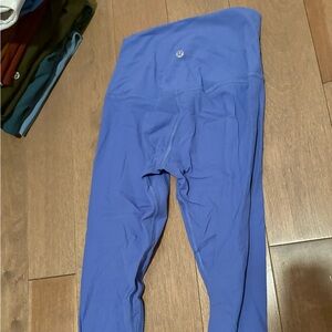 Ribbed align leggings size 4 purple blue never worn